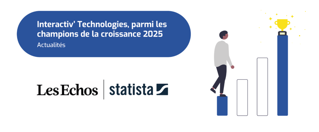 Visuel Interactiv' Technologies champions de la croissance 2025 par Les Echos et Statista